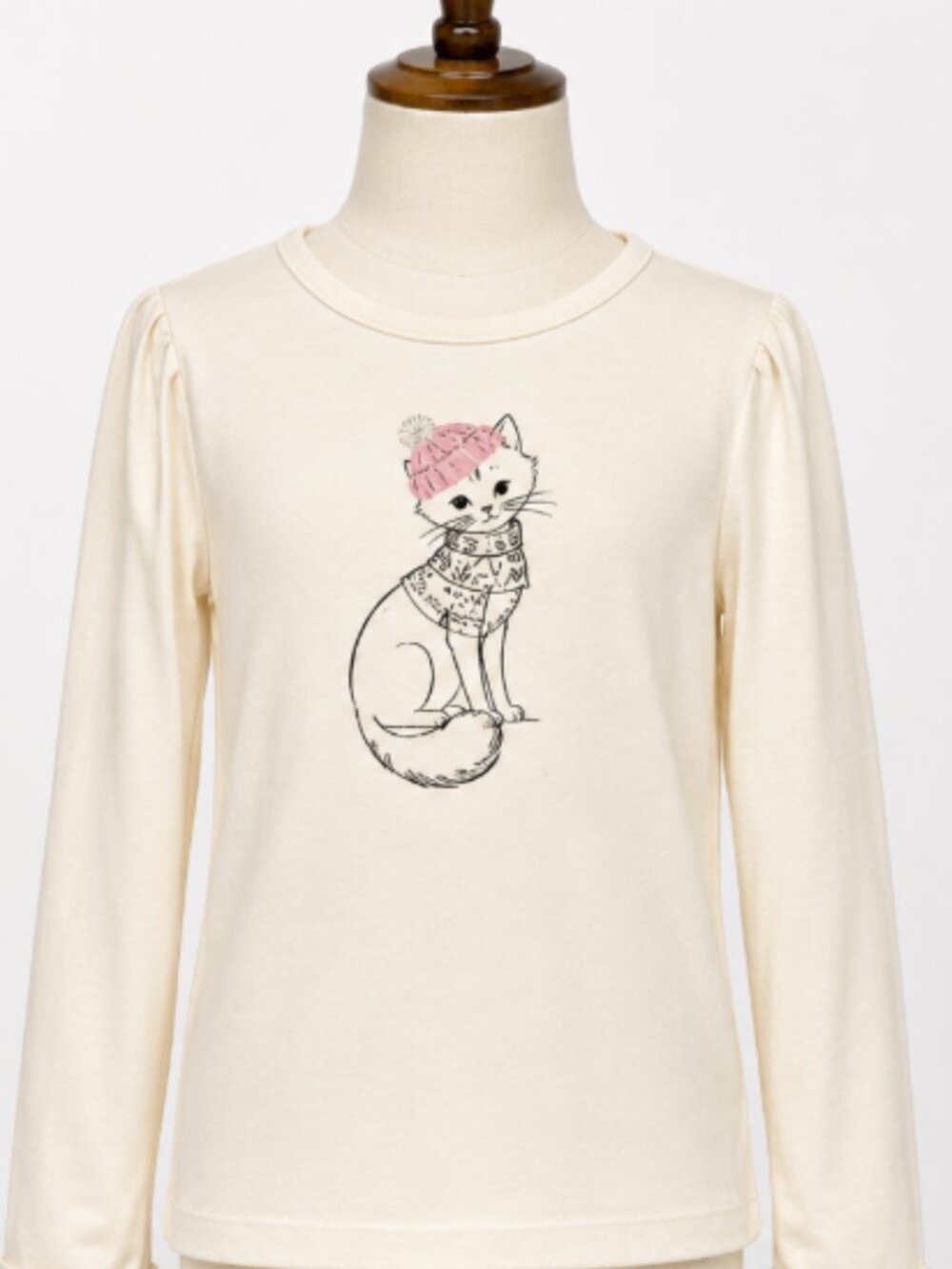 Cream, long sleeve, Janie and Jack girls size 10